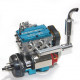 modified muffler with extension pipe for nr200 engine modified muffler with extension pipe for nr200 engine