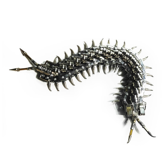 movable centipede 3d diy metal assembly model building kits movable centipede 3d diy metal assembly model building kits