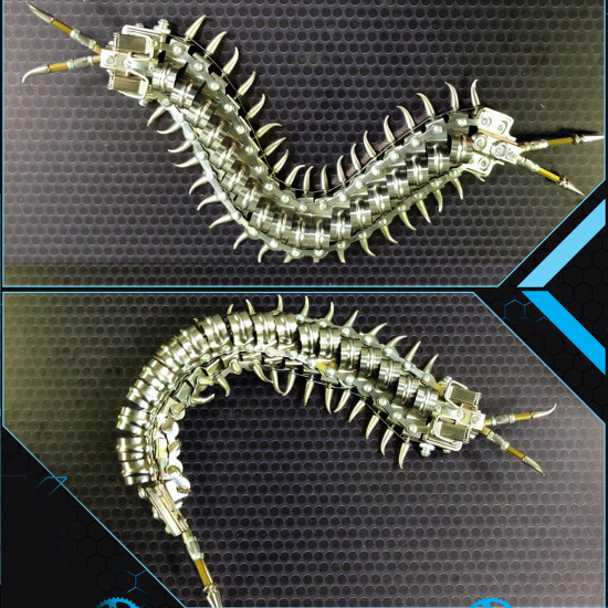movable centipede 3d diy metal assembly model building kits movable centipede 3d diy metal assembly model building kits