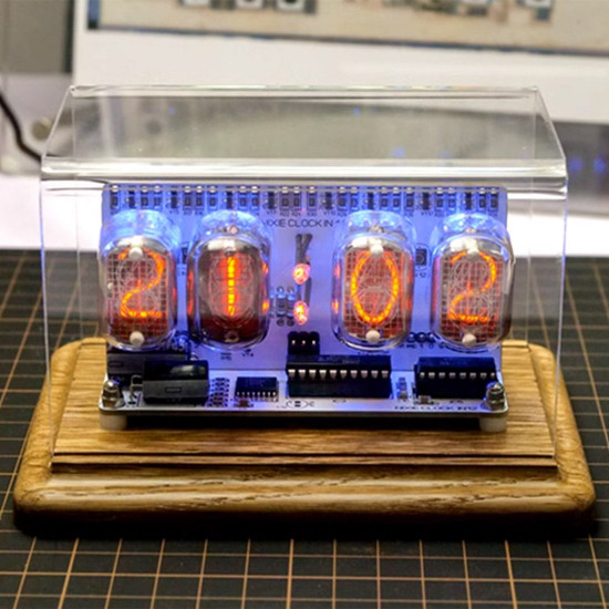nostalgic nixie vacuum tube clock in-12 retro electronic clock nostalgic nixie vacuum tube clock in-12 retro electronic clock