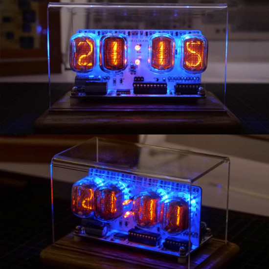 nostalgic nixie vacuum tube clock in-12 retro electronic clock nostalgic nixie vacuum tube clock in-12 retro electronic clock