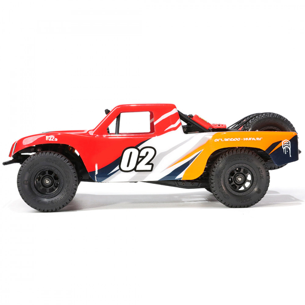 oh32x02 1/32 rwd rc car 2.4g rc electric straight bridge off-road short ...
