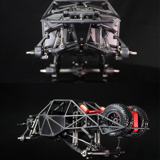 oh32x02 1/32 rwd rc car 2.4g rc electric straight bridge off-road short truck model - frame kit version oh32x02 1/32 rwd rc car 2.4g rc electric straight bridge off-road short truck model - frame kit version