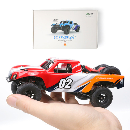 oh32x02 1/32 rwd rc car 2.4g rc electric straight bridge off-road short truck model - frame kit version oh32x02 1/32 rwd rc car 2.4g rc electric straight bridge off-road short truck model - frame kit version