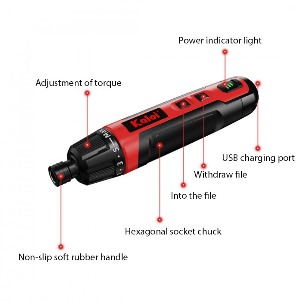 portable electric torque screwdriver set for model engine builders diy ...