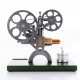 retro stirling engine motor external combustion engine science educational model decoration with metal base retro stirling engine motor external combustion engine science educational model decoration with metal base