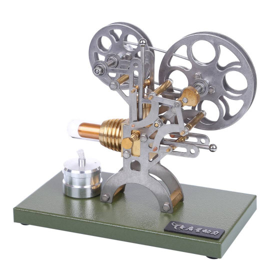 retro stirling engine motor external combustion engine science educational model decoration with metal base retro stirling engine motor external combustion engine science educational model decoration with metal base