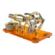 γ-shape hot-air led external combustion stirling engine model γ-shape hot-air led external combustion stirling engine model