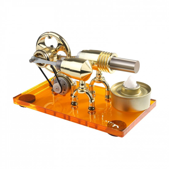 γ-shape hot-air led external combustion stirling engine model γ-shape hot-air led external combustion stirling engine model