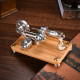 γ-shape led lights stirling engine model with wooden base science experiment teaching gift γ-shape led lights stirling engine model with wooden base science experiment teaching gift