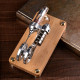 γ-shape twin flywheel single cylinder stirling engine model science experiment teaching lab toy γ-shape twin flywheel single cylinder stirling engine model science experiment teaching lab toy