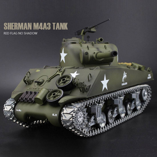 simulated 1/16 american m4a3 sherman tank 2.4g rc model military tank for sale simulated 1/16 american m4a3 sherman tank 2.4g rc model military tank for sale
