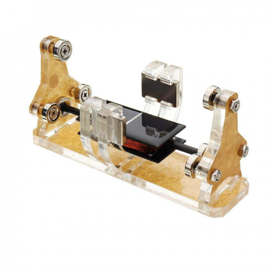 stark horizontal double-sided magnetic levitation suspension solar motor model