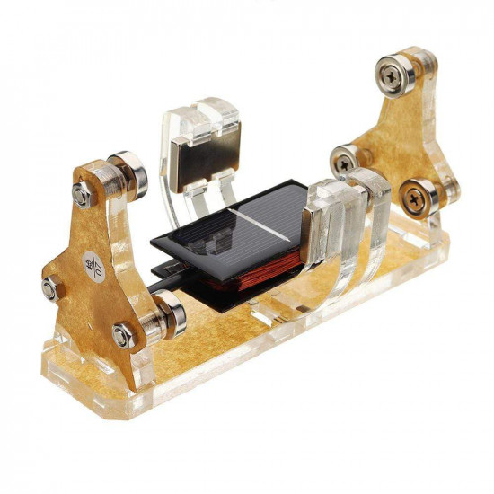 stark horizontal double-sided magnetic levitation suspension solar motor model