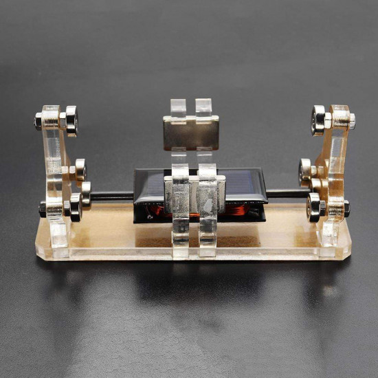 stark horizontal double-sided magnetic levitation suspension solar motor model
