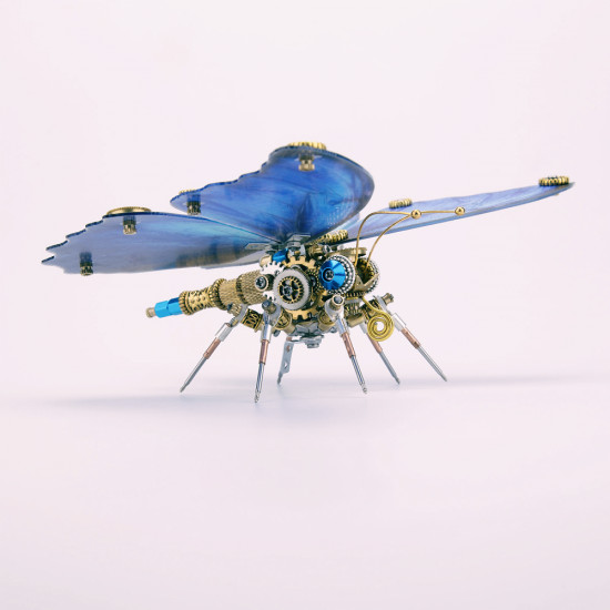 steampunk 3d butterfly model metal puzzle diy assembly kit for kids, teens and adults (150pcs+) steampunk 3d butterfly model metal puzzle diy assembly kit for kids, teens and adults (150pcs+)