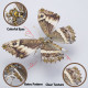 steampunk 3d butterfly model metal puzzle diy assembly kit for kids, teens and adults (150pcs+) steampunk 3d butterfly model metal puzzle diy assembly kit for kids, teens and adults (150pcs+)