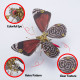 steampunk 3d butterfly model metal puzzle diy assembly kit for kids, teens and adults (150pcs+) steampunk 3d butterfly model metal puzzle diy assembly kit for kids, teens and adults (150pcs+)