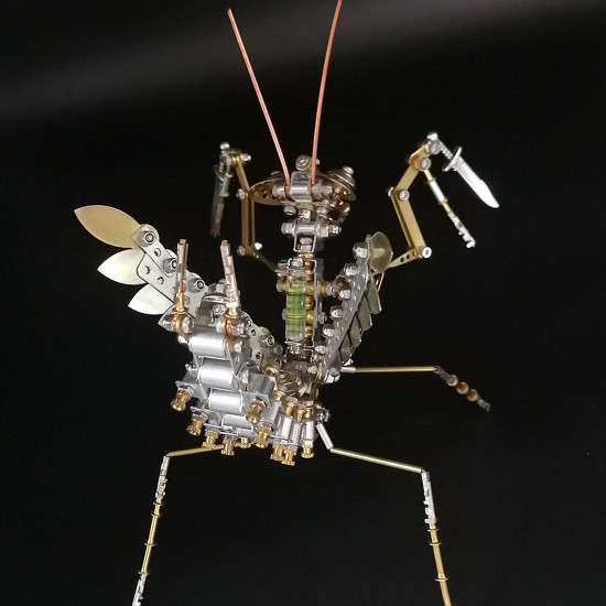 steampunk brass metal mantis model building kits 350+pcs steampunk brass metal mantis model building kits 350+pcs