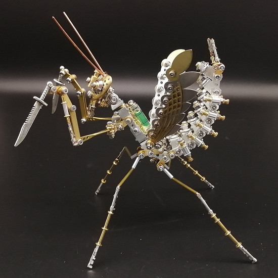 steampunk brass metal mantis model building kits 350+pcs steampunk brass metal mantis model building kits 350+pcs