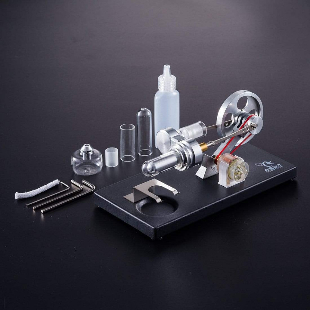 stirling engine kit hot air engine model education toy electricity ...