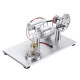 stirling engine kit motor model electricity power generator with led physics educational toys