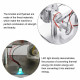 stirling engine kit motor model electricity power generator with led physics educational toys
