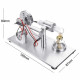 stirling engine kit motor model electricity power generator with led physics educational toys