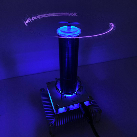 tesla coil plasma motor horn musical electronic experiments toys standard version- us plug tesla coil plasma motor horn musical electronic experiments toys standard version- us plug