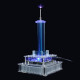 tesla coil plasma motor horn musical electronic experiments toys standard version- us plug tesla coil plasma motor horn musical electronic experiments toys standard version- us plug