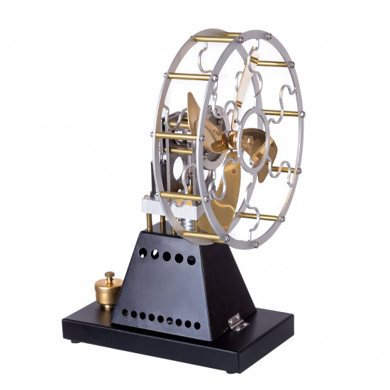 enjomor vintage 4-blade heat powered thermal stove fan stirling engine physics science experiment toy enjomor vintage 4-blade heat powered thermal stove fan stirling engine physics science experiment toy