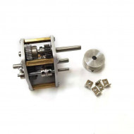 toyan fs-l400 engine metal gearbox pulley fixed bracket with reverse neutral forward gear modified kit for gasoline powered car