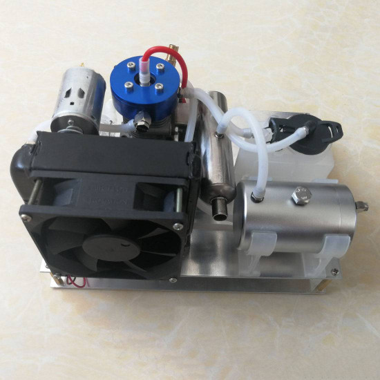toyan level 15 diy modify methanol engine into gasoline engine  generator with water-cooled radiator device