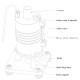vertical steam boiler model 210ml for steam engine model rc cars & ships vertical steam boiler model 210ml for steam engine model rc cars & ships