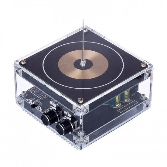 vinyl record shape bluetooth musical magic beat electron tesla coil with long arc & dual mode - us plug vinyl record shape bluetooth musical magic beat electron tesla coil with long arc & dual mode - us plug