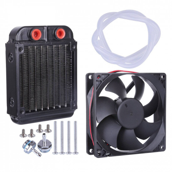 water-cooled radiator fan oil supply kit for 32cc in-line 4-stroke gasoline engine water-cooled radiator fan oil supply kit for 32cc in-line 4-stroke gasoline engine