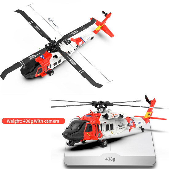 yuxiang yxznrc f09-s rtf rc military helicopter uh60 model 1/47 2.4g 6ch yuxiang yxznrc f09-s rtf rc military helicopter uh60 model 1/47 2.4g 6ch