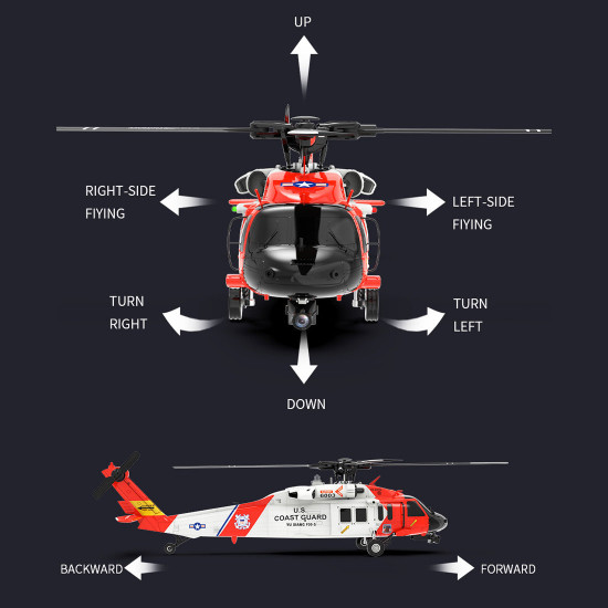 yuxiang yxznrc f09-s rtf rc military helicopter uh60 model 1/47 2.4g 6ch yuxiang yxznrc f09-s rtf rc military helicopter uh60 model 1/47 2.4g 6ch